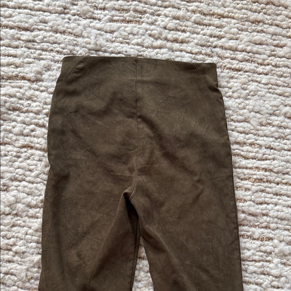 🤎 NEW Drew Faux Suede stretch skinny pants brown - Picture 7 of 7